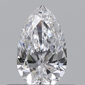 0.300 Ct. D SI1 PEAR Diamond