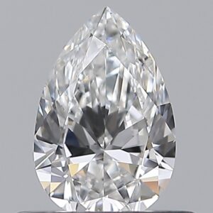 0.400 Ct. E SI1 PEAR Diamond