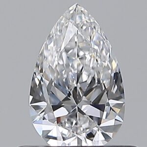 0.400 Ct. D VVS1 PEAR Diamond