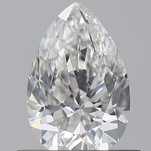 0.650 Ct. F IF PEAR Diamond