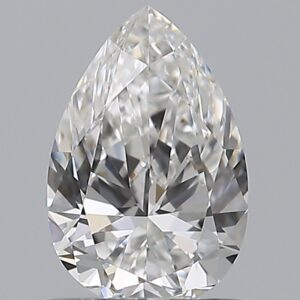 0.650 Ct. F VVS1 PEAR Diamond