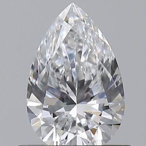 0.650 Ct. D VVS2 PEAR Diamond