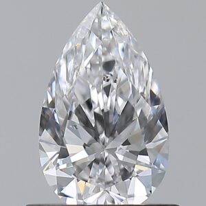 0.700 Ct. D SI1 PEAR Diamond