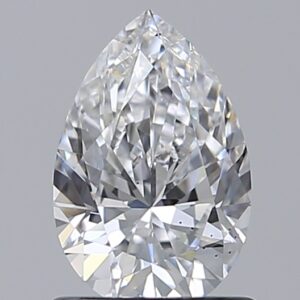 0.820 Ct. D SI1 PEAR Diamond