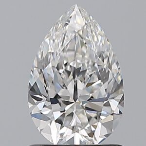 1.000 Ct. F VVS2 PEAR Diamond