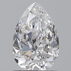 1.000 Ct. D SI1 PEAR Diamond