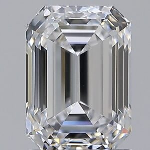 1.400 Ct. D VVS2 EMERALD Diamond