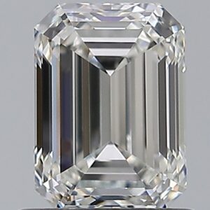 0.960 Ct. H VVS2 EMERALD Diamond