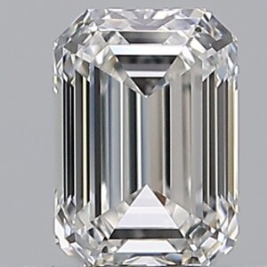 0.620 Ct. F VVS2 EMERALD Diamond