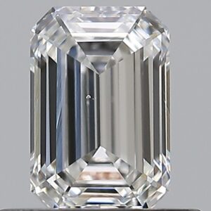 0.600 Ct. F SI1 EMERALD Diamond